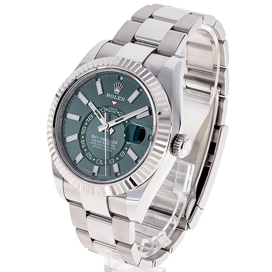 ロレックス スカイドゥエラー 336934 ミントグリーン 新品 サブカット 1枚目