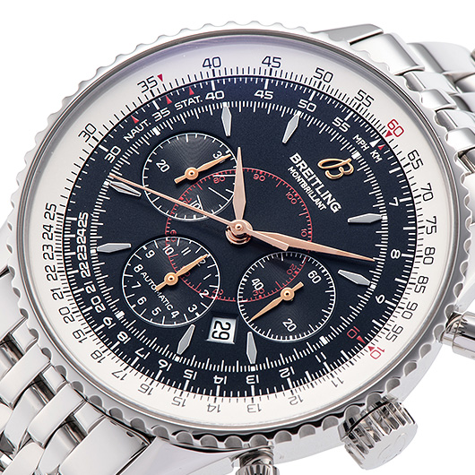 ブライトリング モンブリラン A417B75NP ブラック 中古 サブカット 1枚目