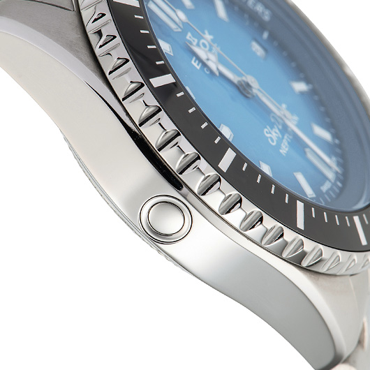 エドックス ネプチュニアン オートマティック 80120-3NM-BUIDN ブルー 中古 サブカット 3枚目