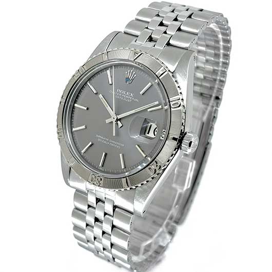ロレックス デイトジャスト サンダーバード 1625 グレー アンティーク サブカット 1枚目