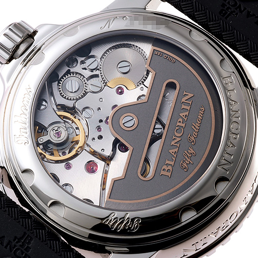 ブランパン フィフティ ファゾムス オートマチック 5010-1130-B64A ブラック 新品 サブカット 4枚目