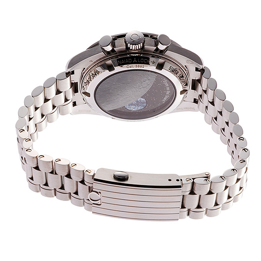 オメガ スピードマスター プロフェッショナル コーアクシャル マスタークロノメーター クロノグラフ シルバー スヌーピー アワード 310.32.42.50.02.001 シルバー/ブルー 中古 サブカット 2枚目