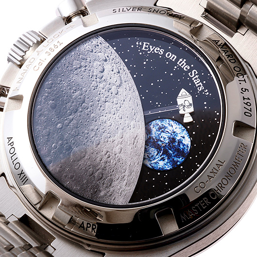 オメガ スピードマスター プロフェッショナル コーアクシャル マスタークロノメーター クロノグラフ シルバー スヌーピー アワード 310.32.42.50.02.001 シルバー/ブルー 中古 サブカット 3枚目