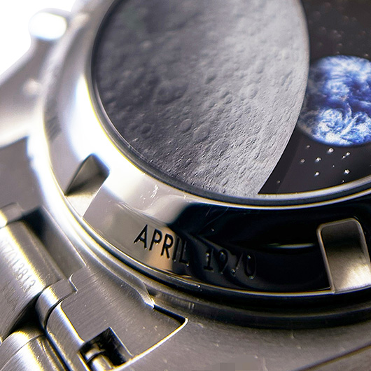 オメガ スピードマスター プロフェッショナル コーアクシャル マスタークロノメーター クロノグラフ シルバー スヌーピー アワード 310.32.42.50.02.001 シルバー/ブルー 中古 サブカット 4枚目