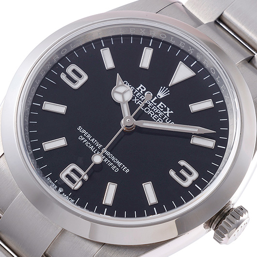 ロレックス エクスプローラー 36 124270 ブラック 中古 サブカット 1枚目