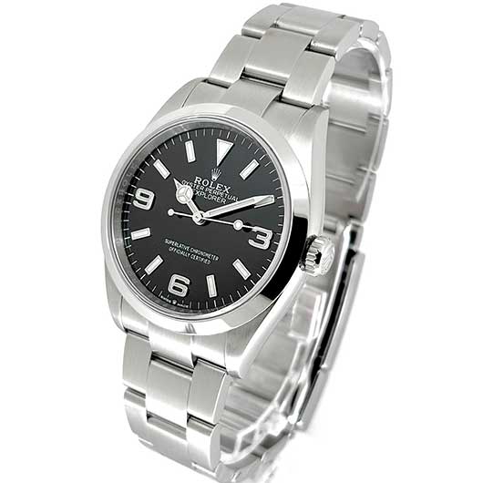 ロレックス エクスプローラー36 124270 ブラック 中古 サブカット 1枚目