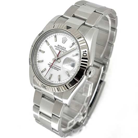 ロレックス デイトジャスト ターノグラフ 116264 ホワイト 中古 サブカット 1枚目
