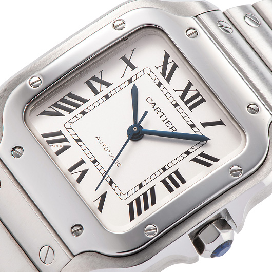 カルティエ サントス ドゥ カルティエ MM WSSA0029 シルバー 中古 サブカット 1枚目