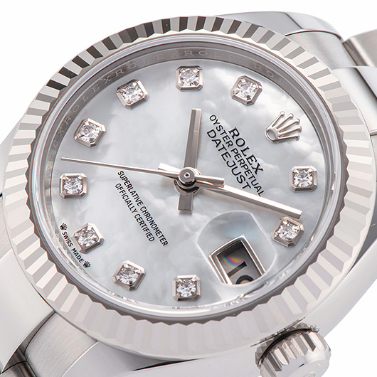 ロレックス デイトジャスト28 279174NG ホワイト 新品未使用 サブカット 1枚目