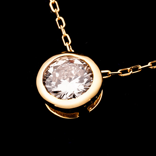 ノーブランド ダイヤモンド ネックレス 4285340 イエローゴールド 新品 サブカット 5枚目