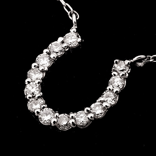 ノーブランド ダイヤモンド ネックレス 4618540 プラチナ 新品 サブカット 5枚目