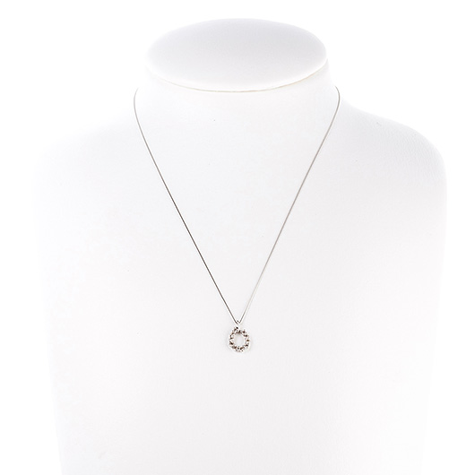 ノーブランド ダイヤモンド ネックレス 4644720 プラチナ 新品 サブカット 1枚目