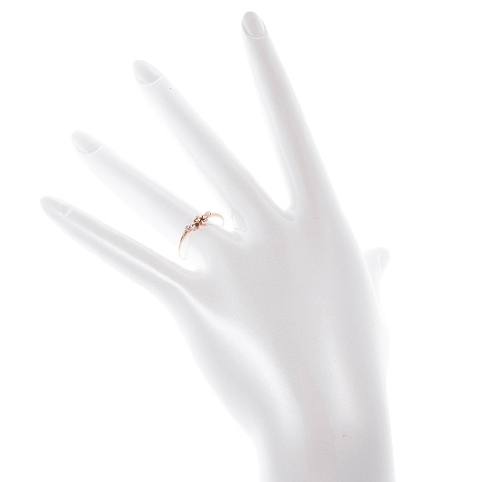 ノーブランド ダイヤモンド リング 4112660 ピンクゴールド 新品 サブカット 1枚目