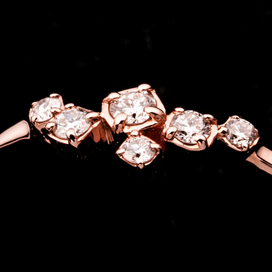 ノーブランド ダイヤモンド リング 4112660 ピンクゴールド 新品 サブカット 5枚目