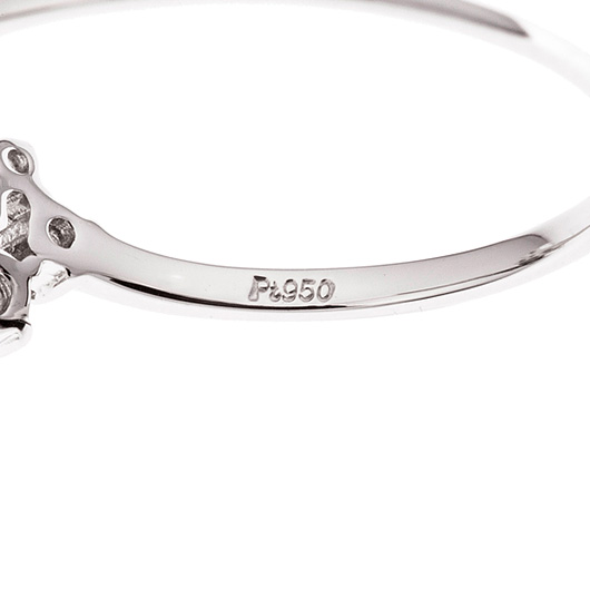 ノーブランド ダイヤモンド リング 4123630 プラチナ 新品 サブカット 3枚目