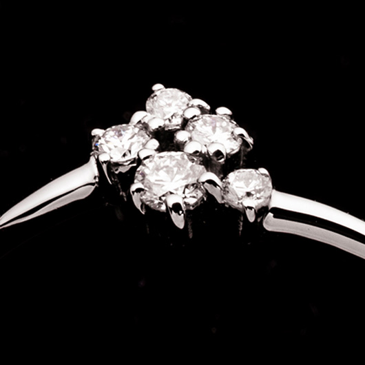 ノーブランド ダイヤモンド リング 4123630 プラチナ 新品 サブカット 5枚目