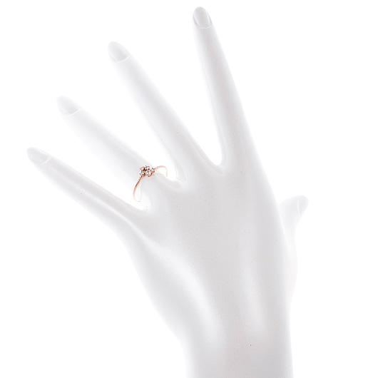 ノーブランド ダイヤモンド リング 4112640 ピンクゴールド 新品 サブカット 1枚目