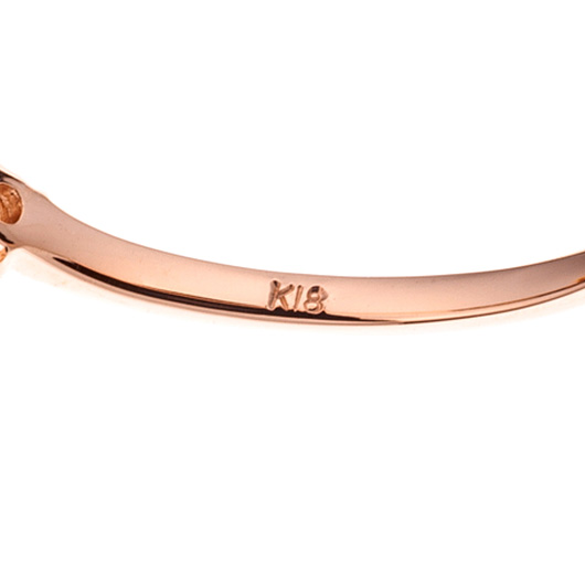 ノーブランド ダイヤモンド リング 4112640 ピンクゴールド 新品 サブカット 3枚目