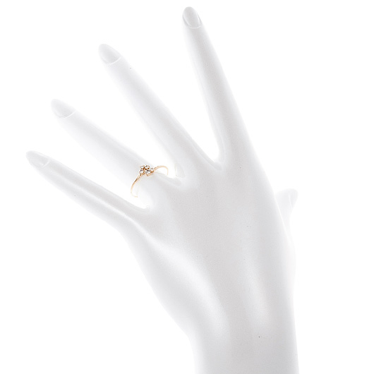 ノーブランド ダイヤモンド リング 4112630 イエローゴールド 新品 サブカット 1枚目