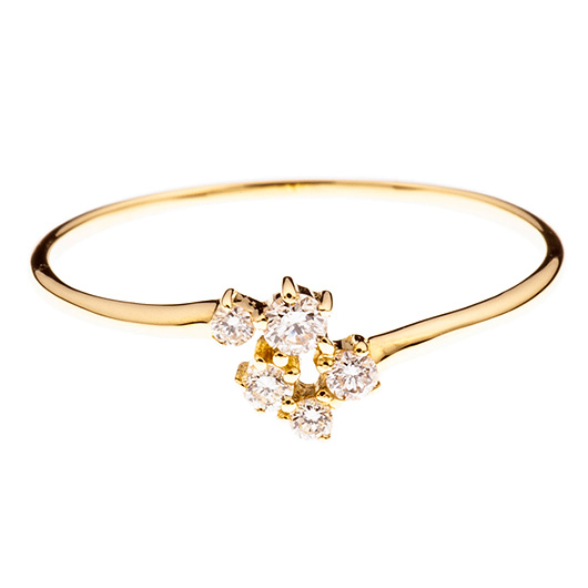 ノーブランド ダイヤモンド リング 4112630 イエローゴールド 新品 サブカット 4枚目