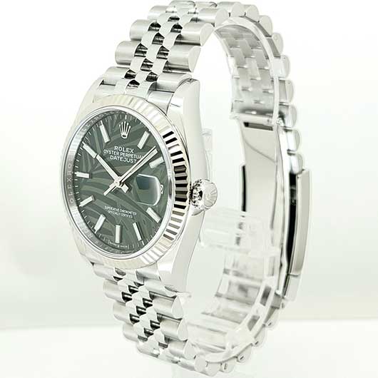 ロレックス デイトジャスト 126234 オリーブグリーン 中古 サブカット 1枚目