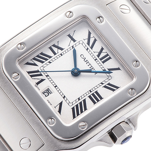 カルティエ サントス ガルベ LM W20060D6 シルバー 中古 サブカット 1枚目