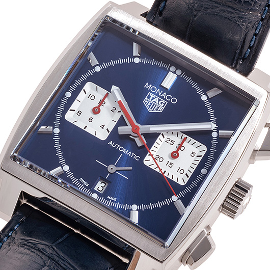 タグ・ホイヤー モナコ CBL2111.FC6453 ブルー/シルバー 中古 サブカット 1枚目