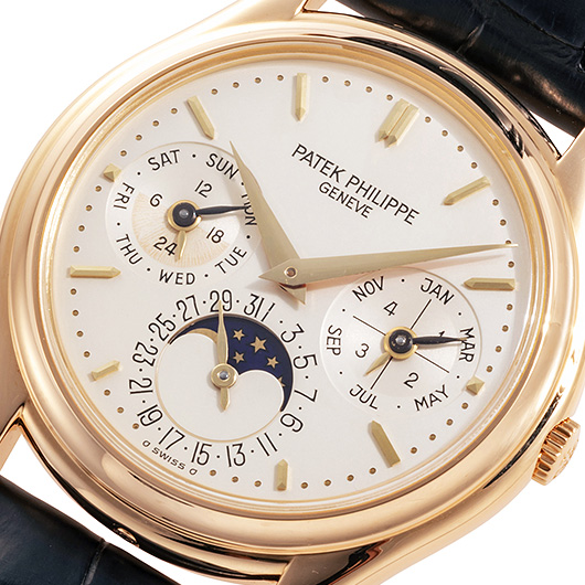 パテックフィリップ グランド コンプリケーション 永久カレンダー 3940J-001 シルバー 中古 サブカット 1枚目