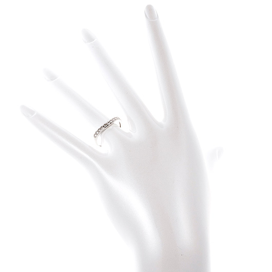 ノーブランド ダイヤモンド エタニティ リング 13100140 プラチナ 新品 サブカット 1枚目