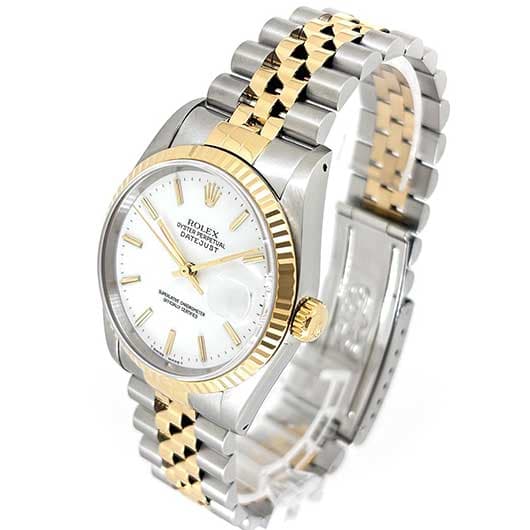 ロレックス デイトジャスト 16233 ホワイト 中古 サブカット 1枚目