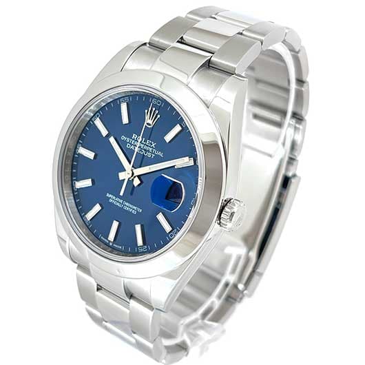 ロレックス デイトジャスト41 126300 ブルー 中古 サブカット 1枚目