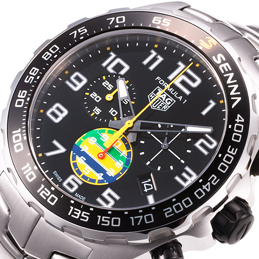 タグ・ホイヤー フォーミュラ1 クロノグラフ ×セナ CAZ101AX.BA0637 ブラック 新品 サブカット 1枚目