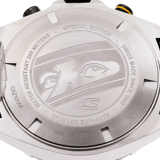 タグ・ホイヤー フォーミュラ1 クロノグラフ ×セナ CAZ101AX.BA0637 ブラック 新品 サブカット 3枚目