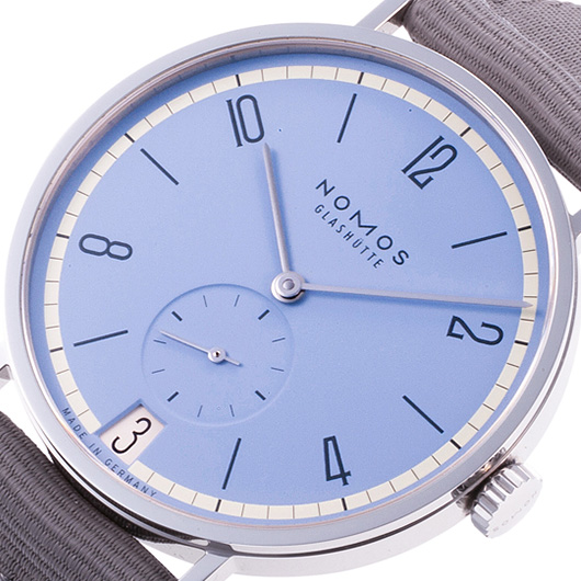 ノモス タンジェント デイト フロストブルー 179.S23 アイスブルー 新品 サブカット 1枚目