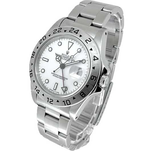 ロレックス エクスプローラーⅡ 16570 ホワイト 中古 サブカット 1枚目