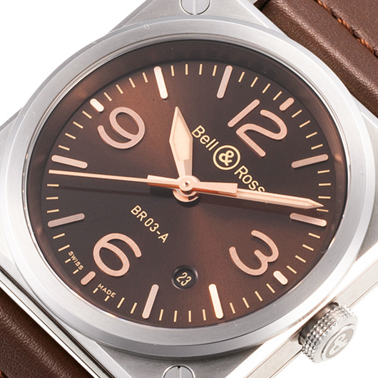 ベル＆ロス BR03 ゴールデンヘリテージ BR03A-GH-ST/SCA マロン 中古 サブカット 1枚目