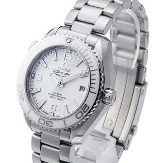 オメガ シーマスター プラネットオーシャン コーアクシャル マスタークロノメーター 215.30.40.20.04.001 ホワイト 新品 サブカット 1枚目