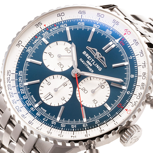 ブライトリング ナビタイマー1 B01 クロノグラフ 46 AB0137211C1A1 ブルー/シルバー 新品 サブカット 1枚目