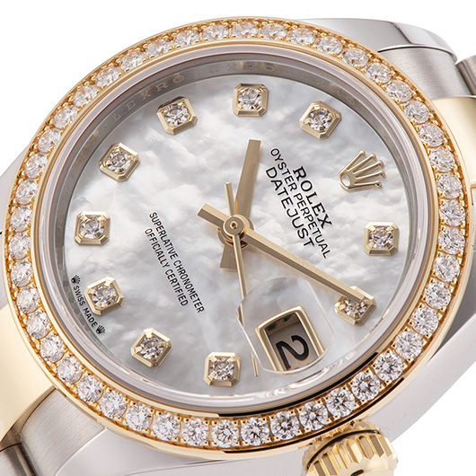 ロレックス デイトジャスト28 279383RBR ホワイト 新品未使用 サブカット 1枚目