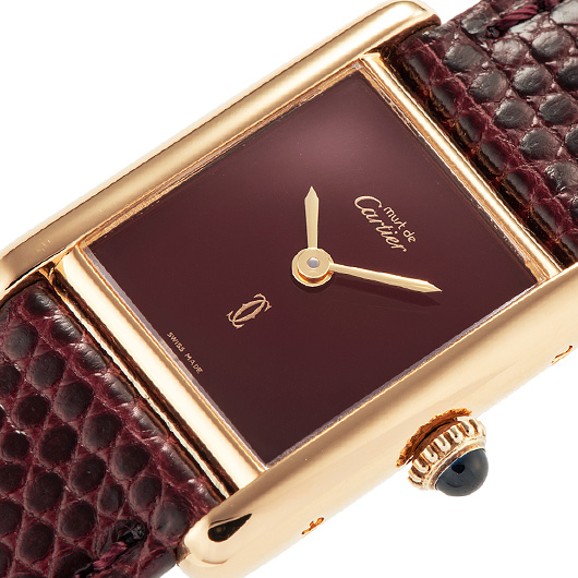 カルティエ マストタンク　ヴェルメイユ --- ボルドー 中古 サブカット 1枚目