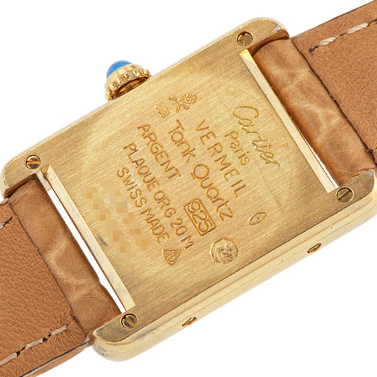 カルティエ マストタンク　ヴェルメイユ W1003153 アイボリー 中古 サブカット 4枚目