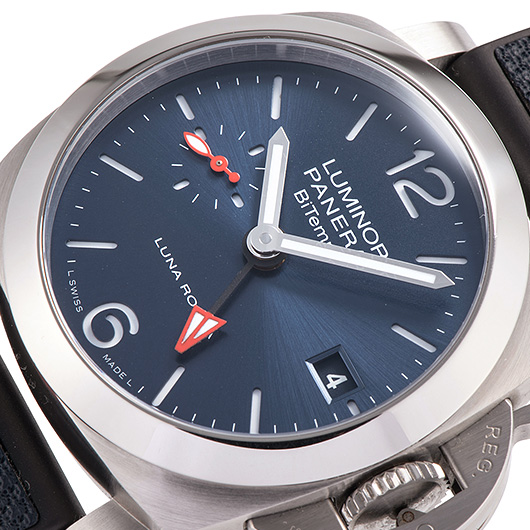 パネライ ルミノール クアランタ ルナ ロッサ Bitempo PAM01404 ブルー 中古 サブカット 1枚目