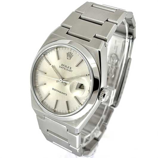 ロレックス オイスタークォーツ デイトジャスト 17000 シルバー 中古 サブカット 1枚目