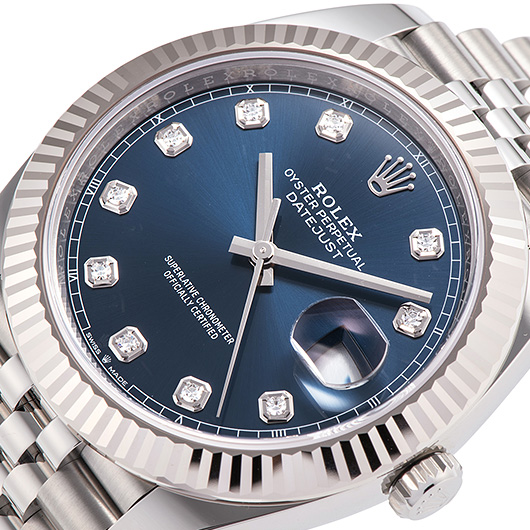 ロレックス デイトジャスト41 126334G ブルー 新品未使用 サブカット 1枚目