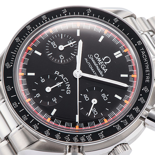 オメガ スピードマスター レーシング M.シューマッハ 3518-50 ブラック 中古 サブカット 1枚目