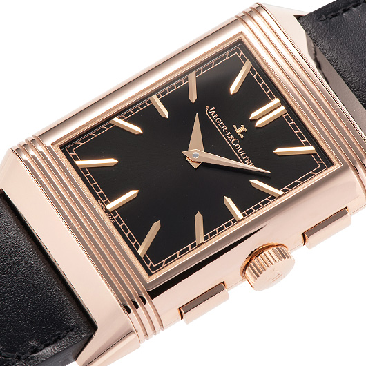 ジャガー・ルクルト レベルソ トリビュート Q389257J ブラック/グレー 中古 サブカット 1枚目