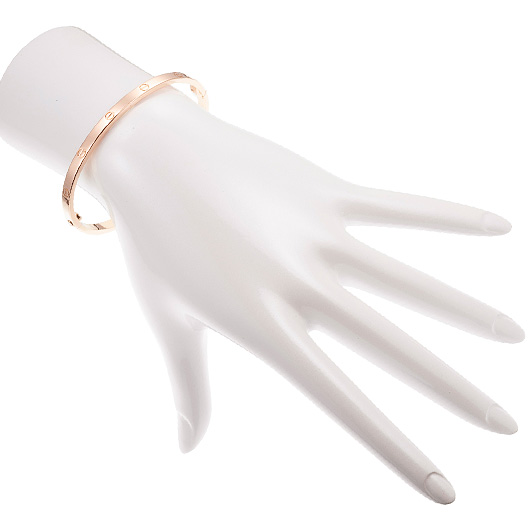 カルティエ ラブ ブレスレット SM CBR6047316 ピンクゴールド 中古 サブカット 1枚目