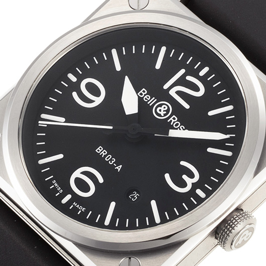 ベル＆ロス BR03 ブラックスティール BR03A-BL-ST/SRB ブラック 中古 サブカット 1枚目
