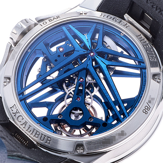 ロジェ・デュブイ エクスカリバー モノトゥールビヨン RDDBEX0838 ブルー 新品未使用 サブカット 3枚目