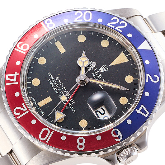 ロレックス GMTマスター 1675 ブラック アンティーク サブカット 1枚目